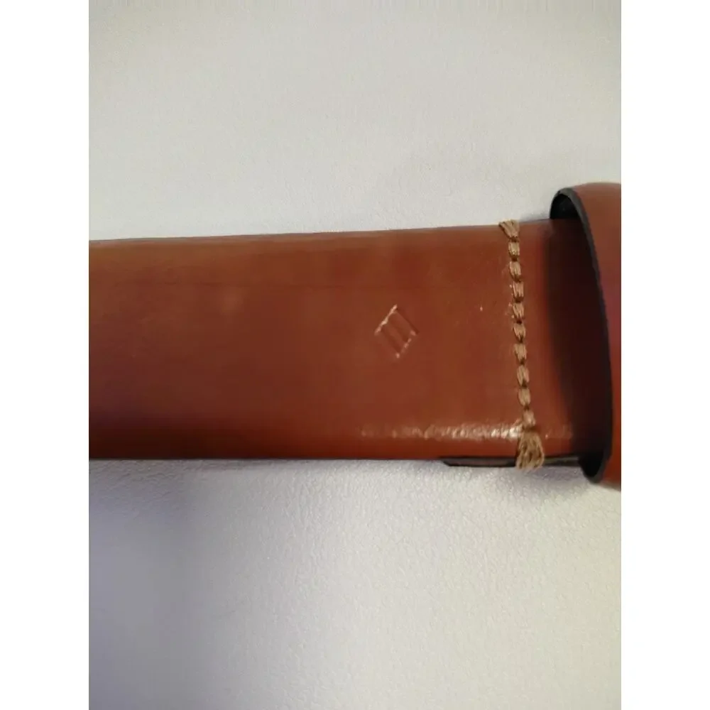 Joseph Abboud Genuine Leather Belt Men’s 34 Cognac Brown Hand Crafted in Italy
